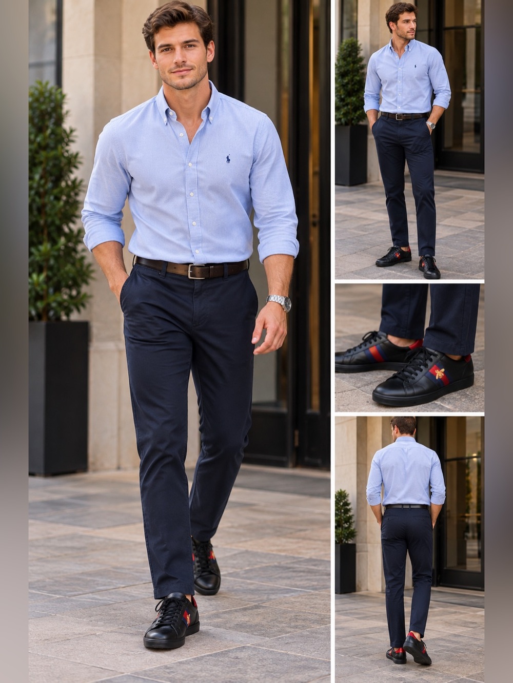 Alfani Navy Straight Leg Pants for Men 34/30